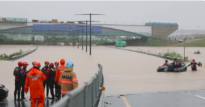 Inundações e deslizamentos de terra na Coreia do Sul 