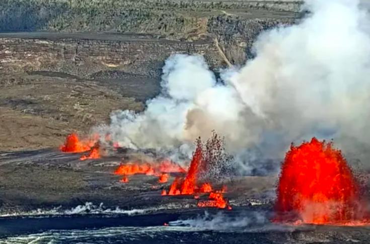 Vulcão Kilauea Erupta Novamente no Havaí